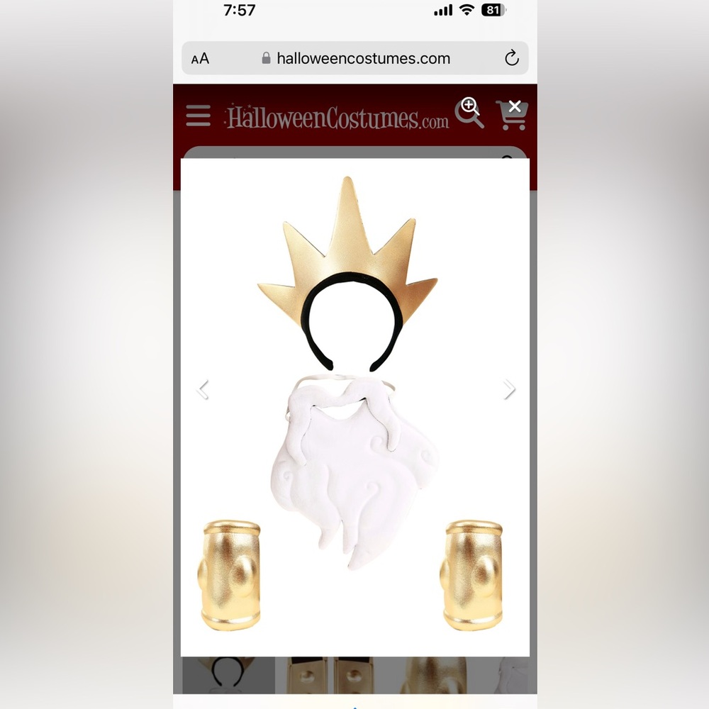 Disney King Triton Accessories